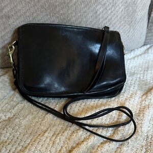 Coach Black Leather Crossbody Bag